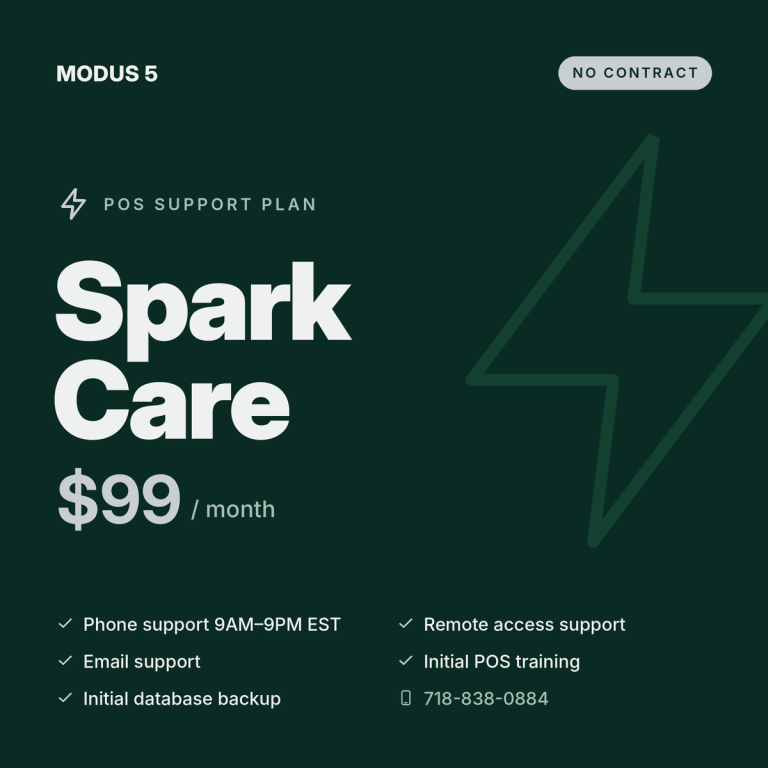Spark Care POS Support Plan